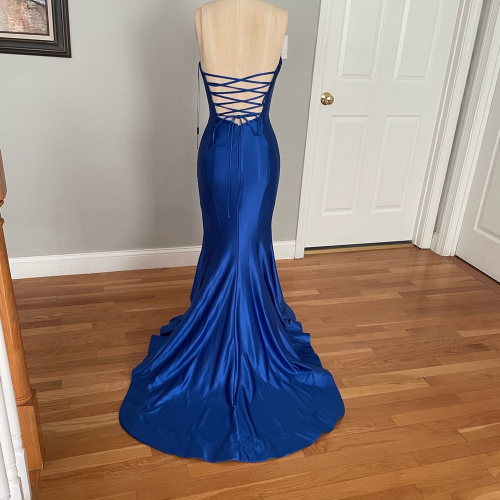 La Femme Royal Blue Dress size 0